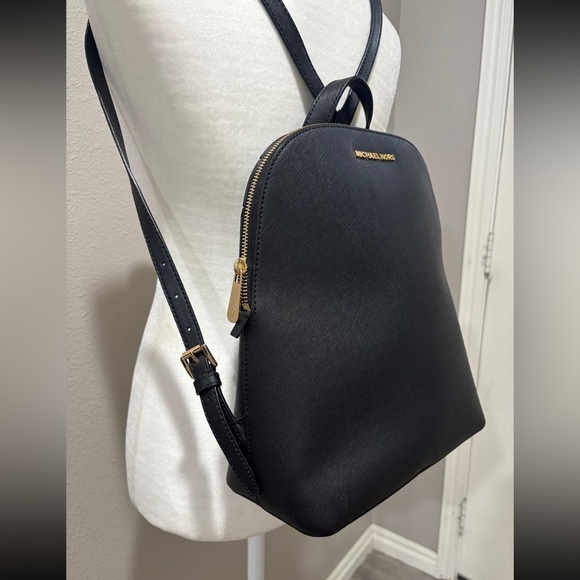 Michael Kors Jet Black Backpack - Picture 2 of 4